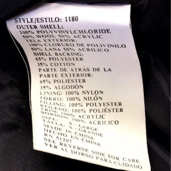 GUC NFL Men’s Black and Green Leather Sleeves Varsity Jacket - Sz XL - Picture 6 of 6